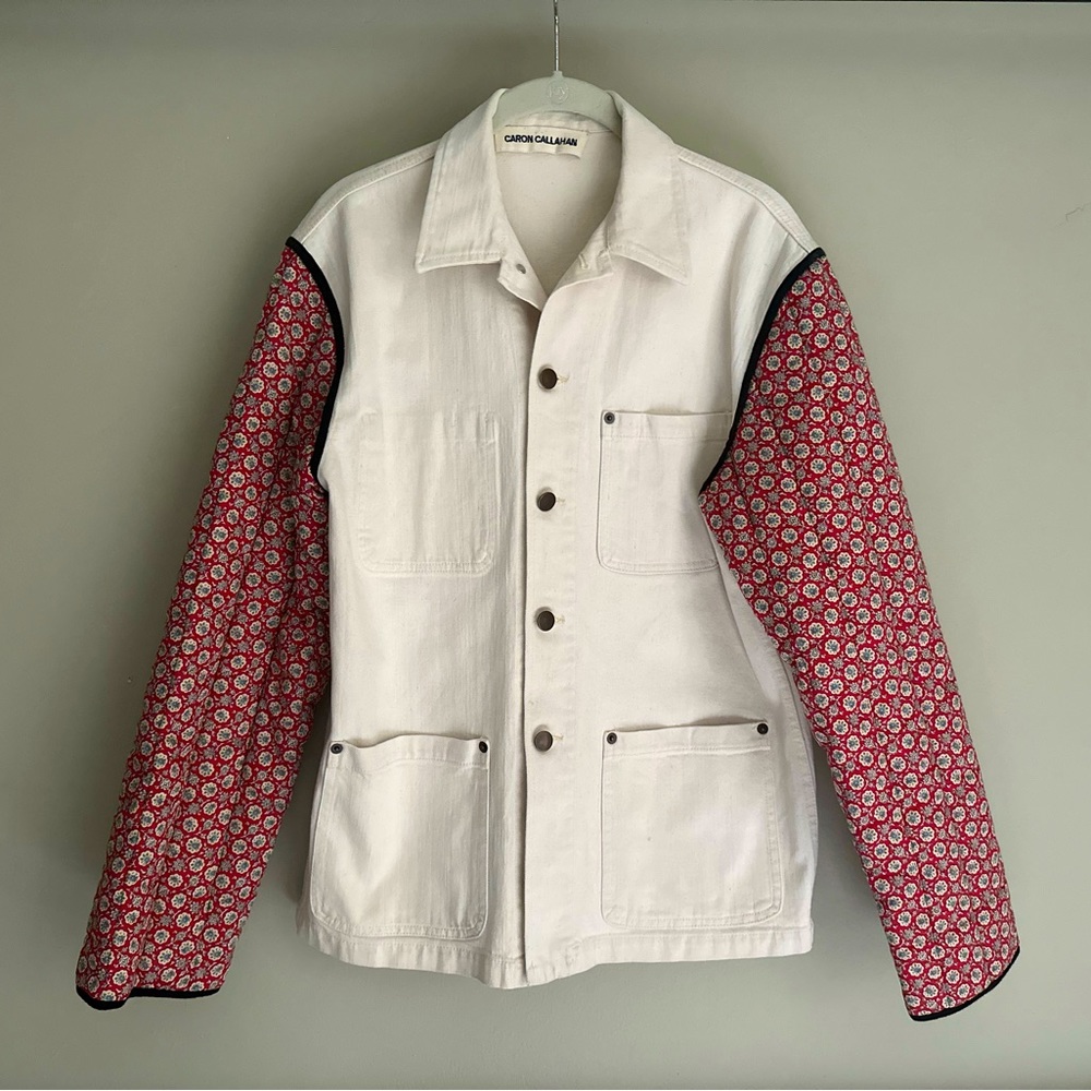 COPY - RARE Caron Callahan quilted arm coat size M